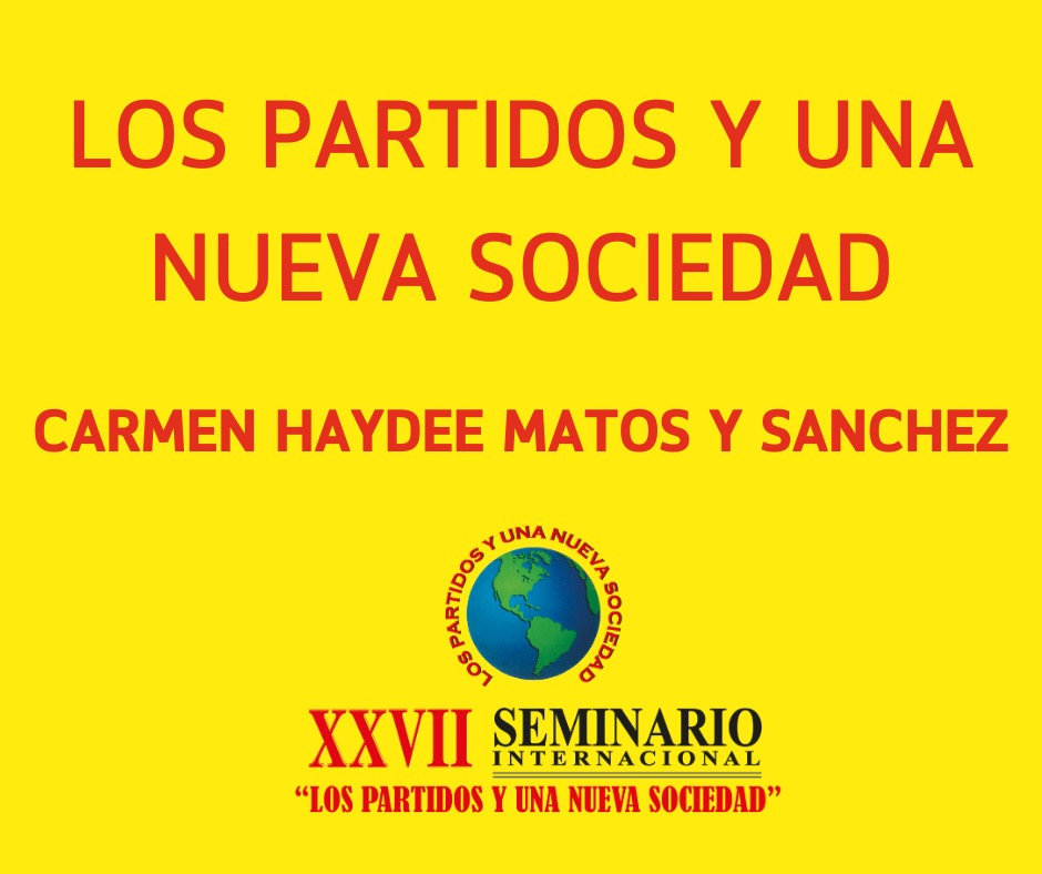 LOS PARTIDOS Y UNA NUEVA SOCIEDAD