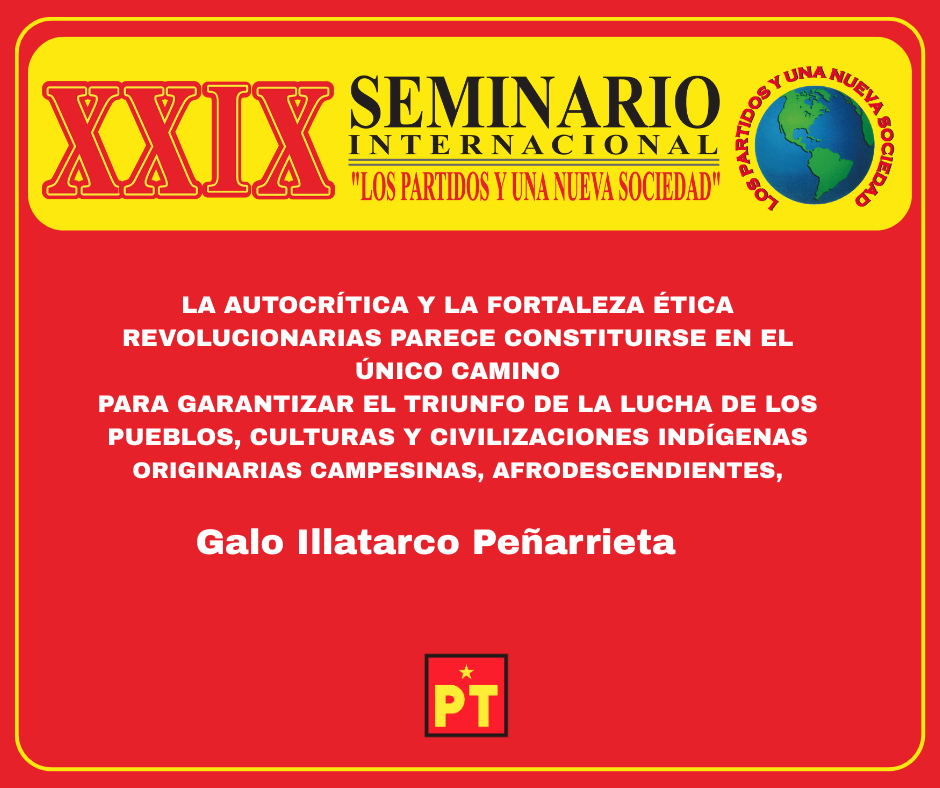 APUNTES PARA RECUPERAR LA ÉTICA REVOLUCIONARIA BASADA EN LA AUTOCRÍTICA PARADESCOLONIZARNOS A NOSOTROS MISMOS, LA MILITANCIA DE IZQUIERDA, LA MILITANCIAINDIANISTA Y LOS PROPIOS MOVIMIENTOS SOCIALES.
