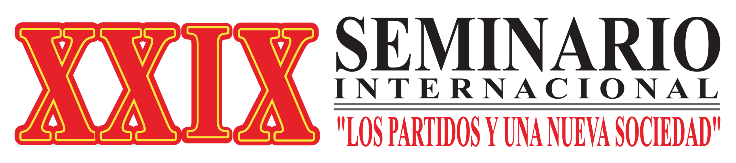 XXIX Seminario Internacional &mdash; Los partidos y una nueva sociedad