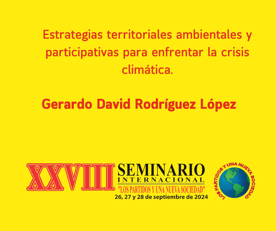 Estrategias territoriales ambientales y participativas para enfrentar la crisis climática.