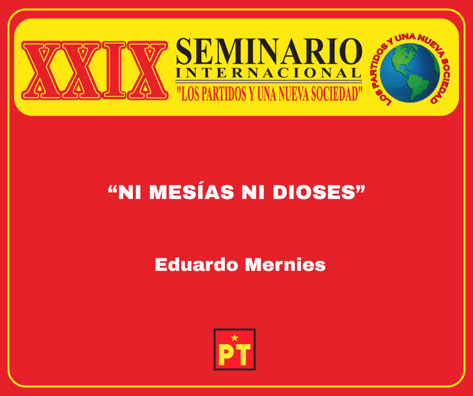 “NI MESÍAS NI DIOSES”