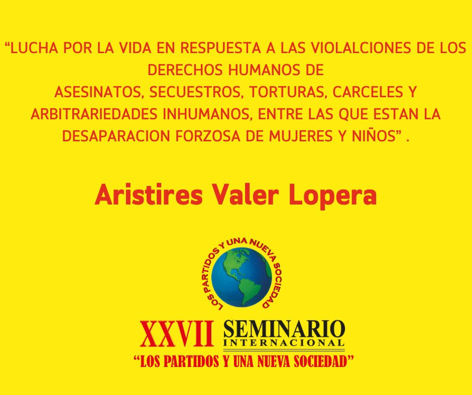 LUCHA POR LA VIDA EN RESPUESTA A LAS VIOLALCIONES DE LOS DERECHOS HUMANOS DEASESINATOS, SECUESTROS,