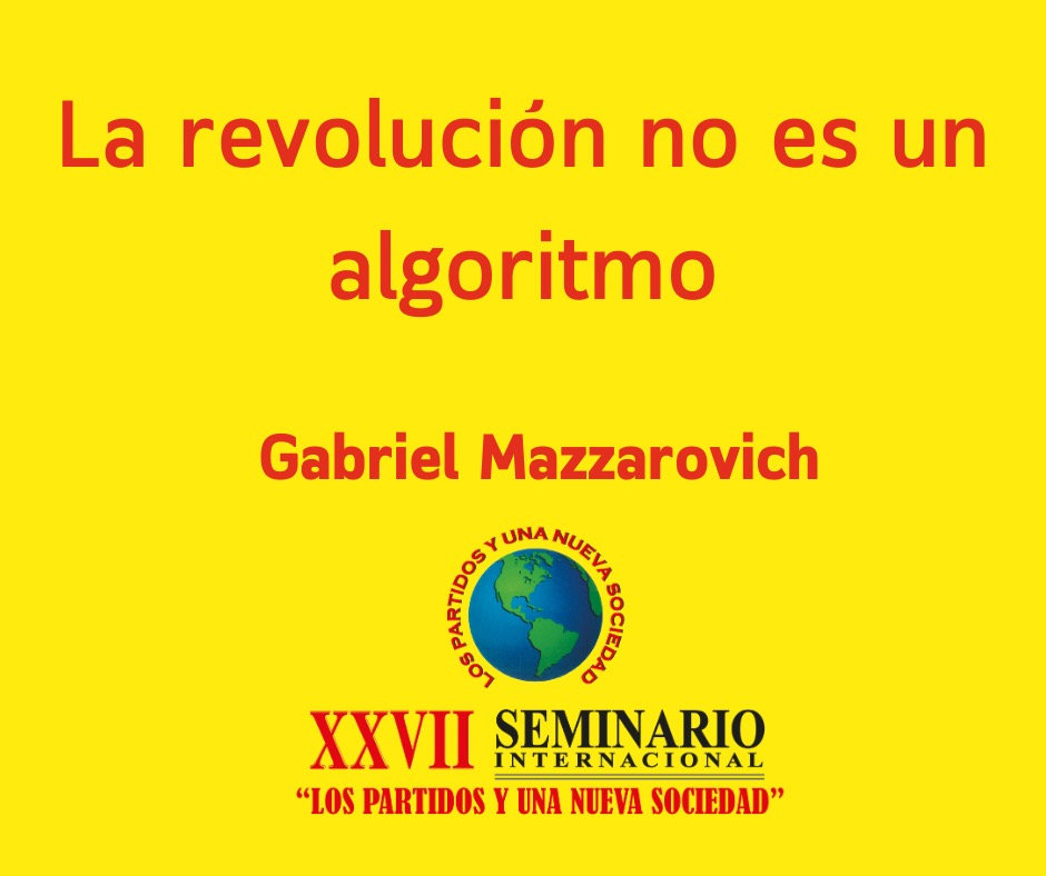 La revolución no es un algoritmo