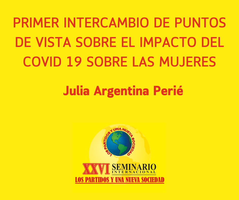 Primer intercambio de puntos de vista sobre el impacto del Covid 19 sobre las mujeres